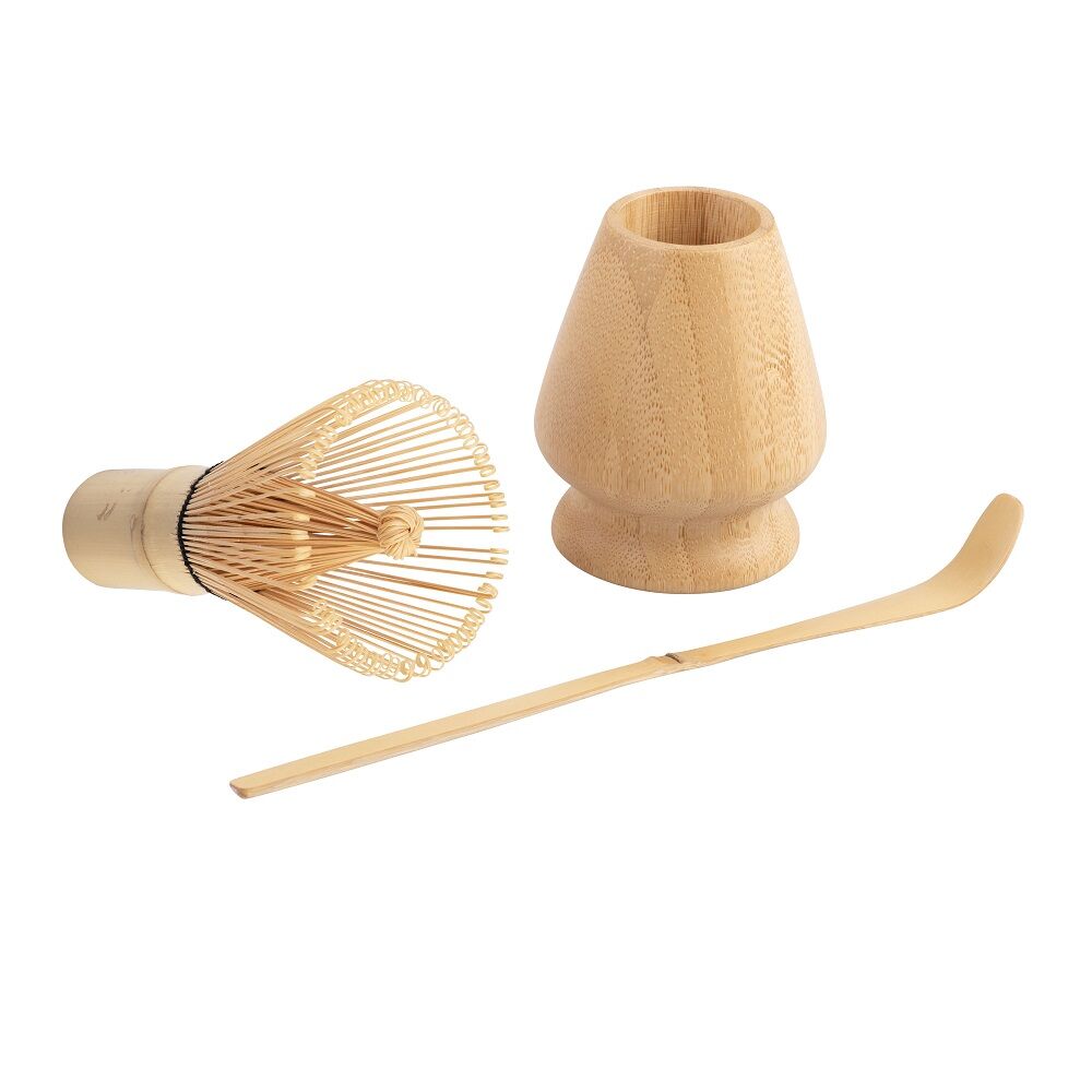 Teaology Bamboo 3 Piece Matcha Tea Whisk Set