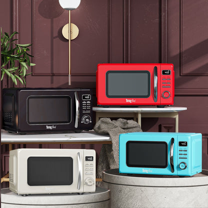 Total Chef Retro Microwave 25L Black