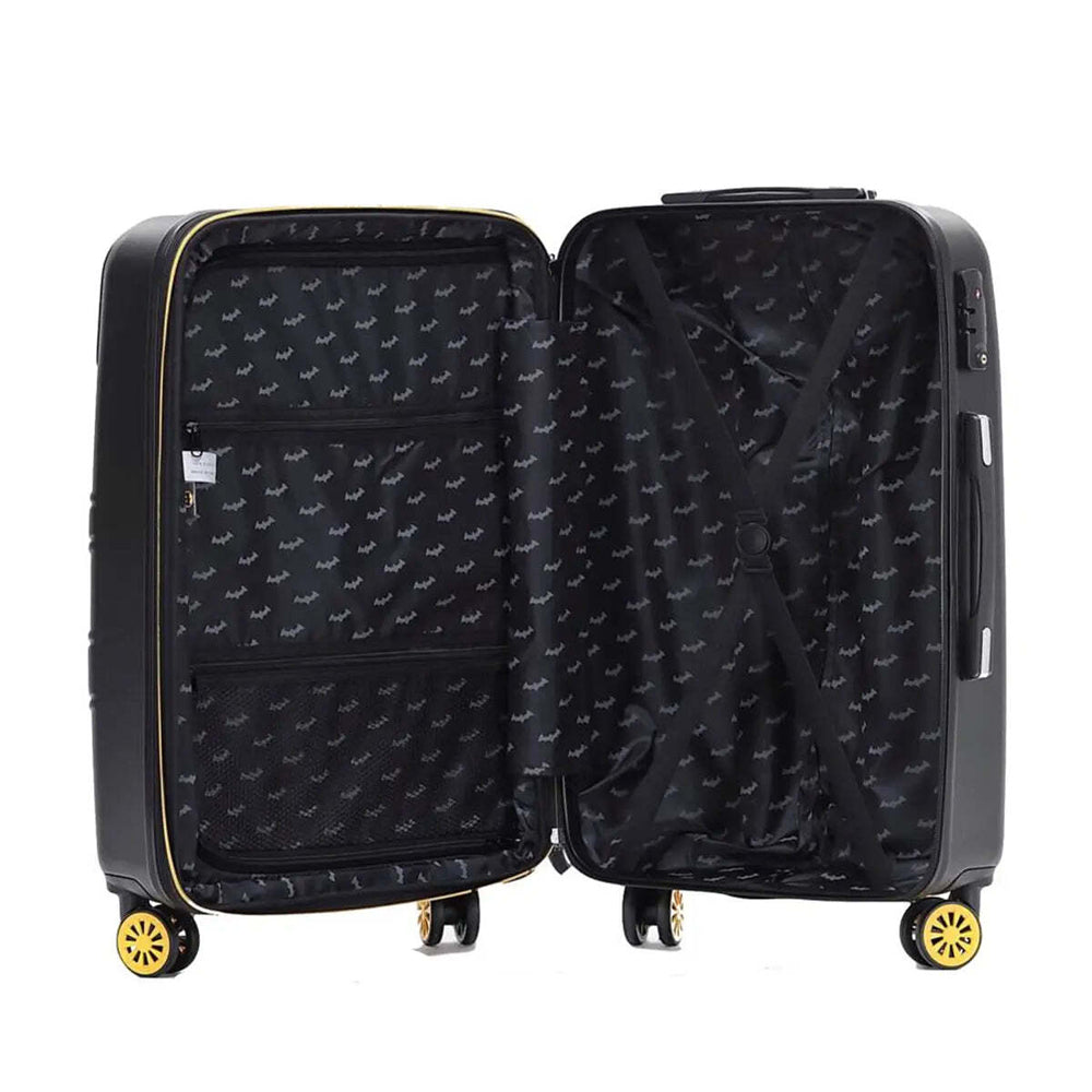 Batman DC Comics 4-Wheel Trolley Case - Set of 3 (Small, Medium and Large)