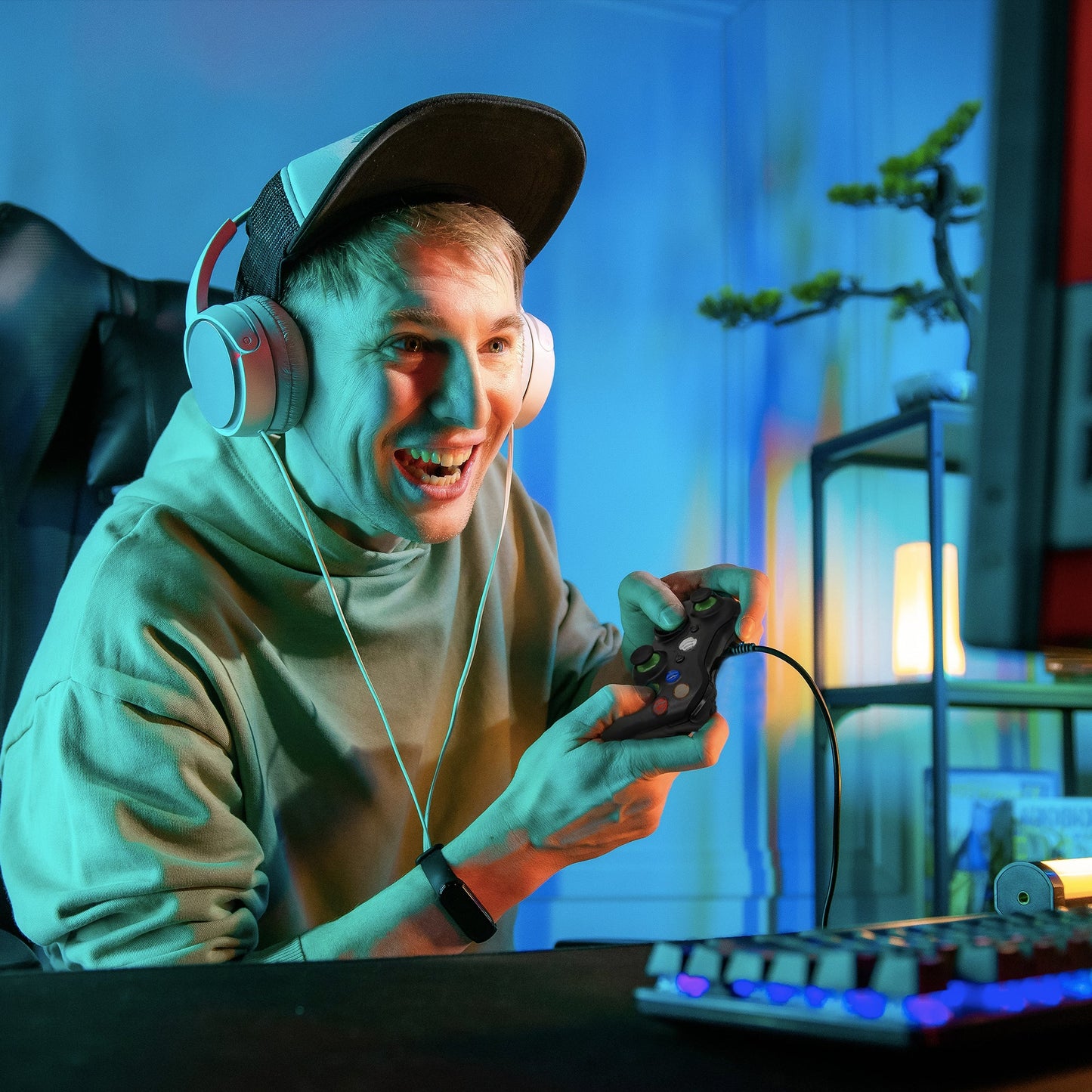 Laser Wired Gaming PC Controller