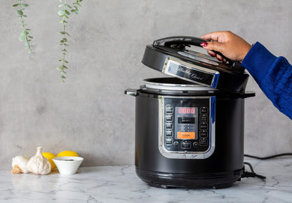 Healthy Choice 6L 1000W Slow & Pressure Cooker (Black/Silver)