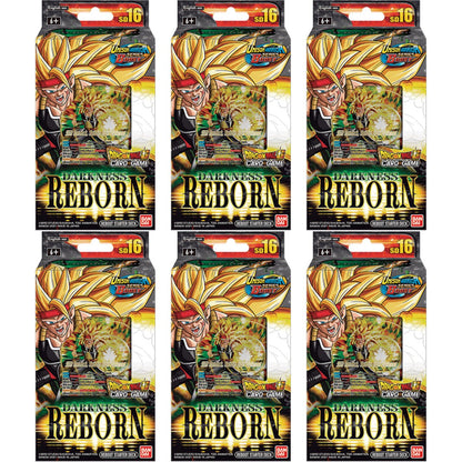 Bandai Dragon Ball Super Card Game: Cross Spirits: Darkness Reborn Starter Deck Display of 6