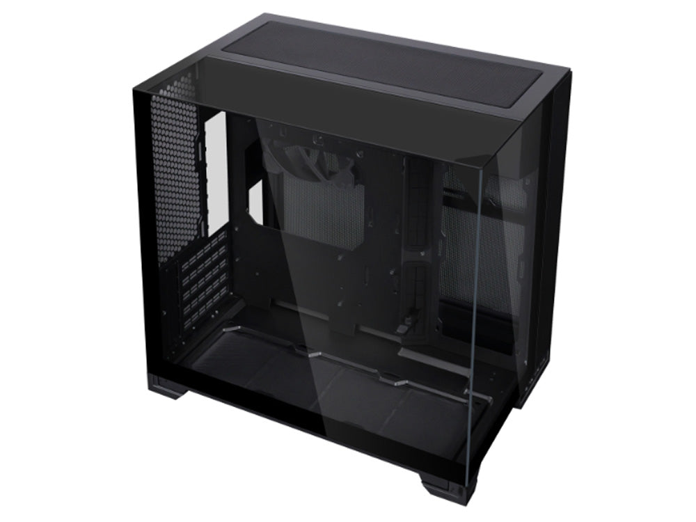 Lian Li O11 Vision-M Compact Tempered Glass Dual-Chamber Micro-ATX Case - Black