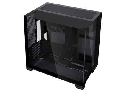Lian Li O11 Vision-M Compact Tempered Glass Dual-Chamber Micro-ATX Case - Black