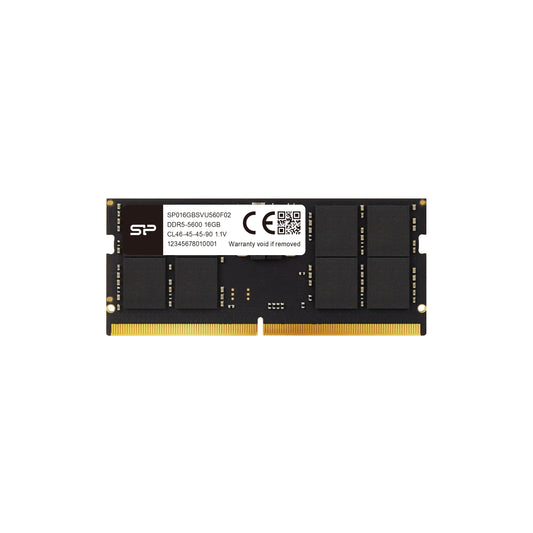 SP Silicon Power Upgrade 16GB DDR5 5600MHz CL46 1.1V SODIMM Laptop Notebook PC Computer RAM Memory Module - SP016GBSVU560F02