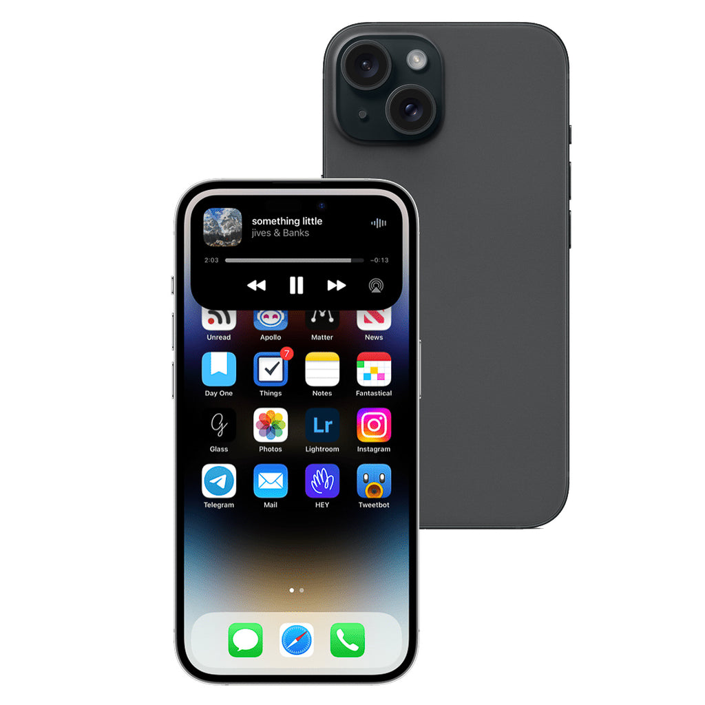 Apple iPhone 15 Plus 128GB (Black) [*Refurbished: As new]
