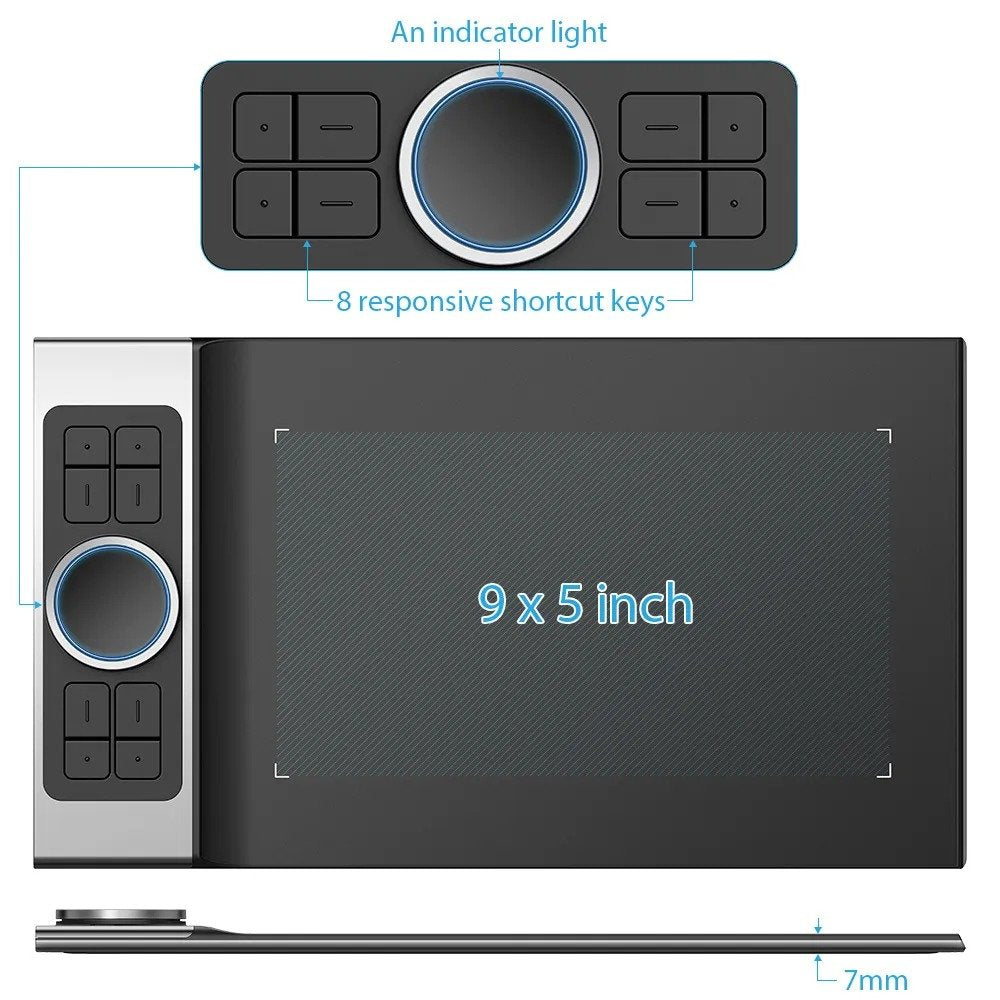 XPPen Deco Pro M Graphics Tablet
