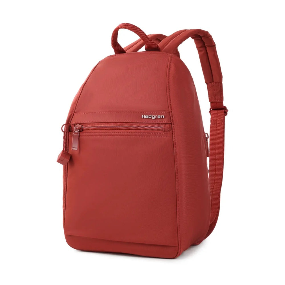 Hedgren Vogue SML Travel Backpack RFID Pocket Lightweight Dahlia Red