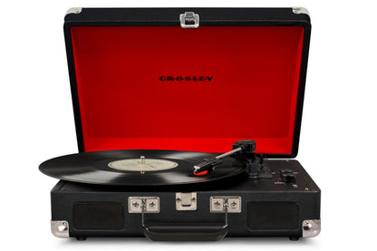 Crosley Cruiser Bluetooth Portable Turntable (Black)