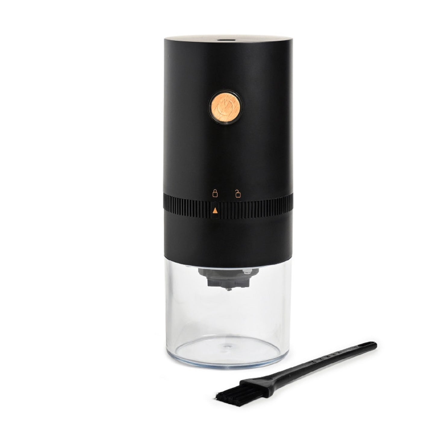 Coffee Culture USB Rechargeable Portable Coffee Travel Grinder with Blue Light