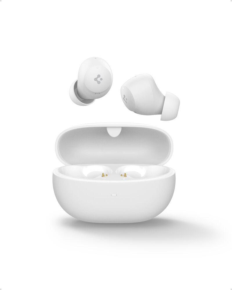 Spigen SPIGEN AUDIO Advanced Noise Cancellation Pro in-Ear Earbuds SA-TW P10 Earphone (White)