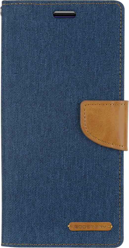 Goospery Canvas Diary For Galaxy A21S - Blue