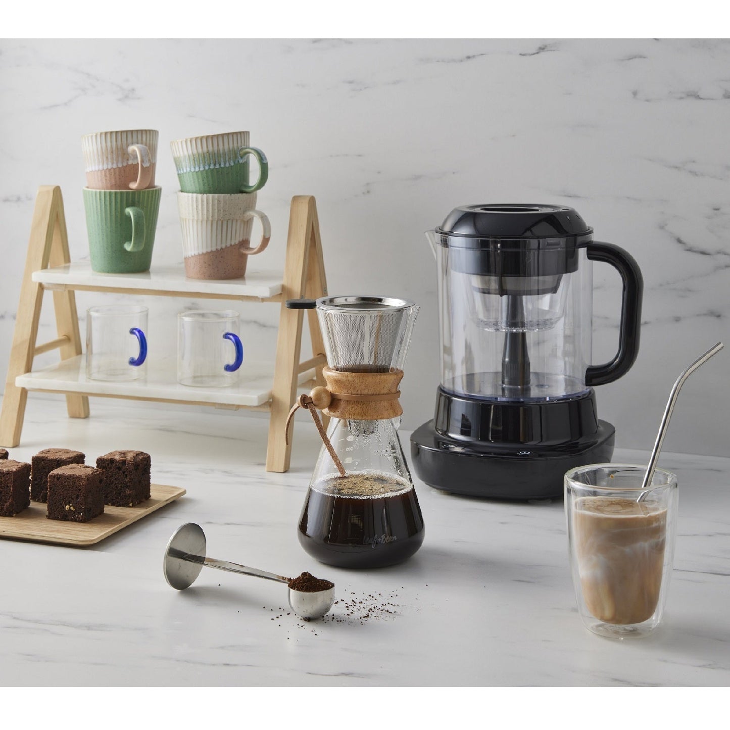 Leaf & Bean Cold Brew Coffee Maker - 1 Litre / 7 Cups