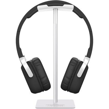 New Bee Headphone Stand with Aluminum Support Bar (Silver)