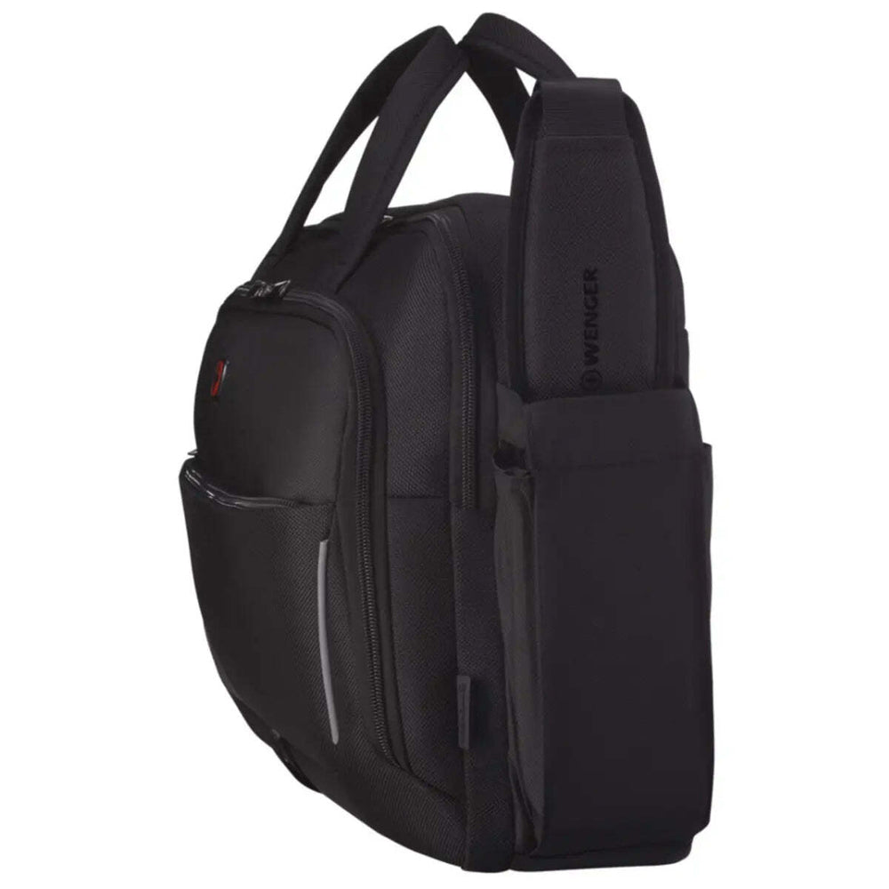 Wenger Icons Meteor 16" - 17" Laptop Brief with Tablet Pocket - Black