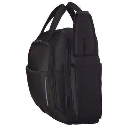 Wenger Icons Meteor 16" - 17" Laptop Brief with Tablet Pocket - Black