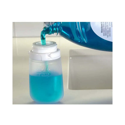 GoToob+ 74 ml Travel Bottles Medium (3 Pack) - Clear, Purple and Teal