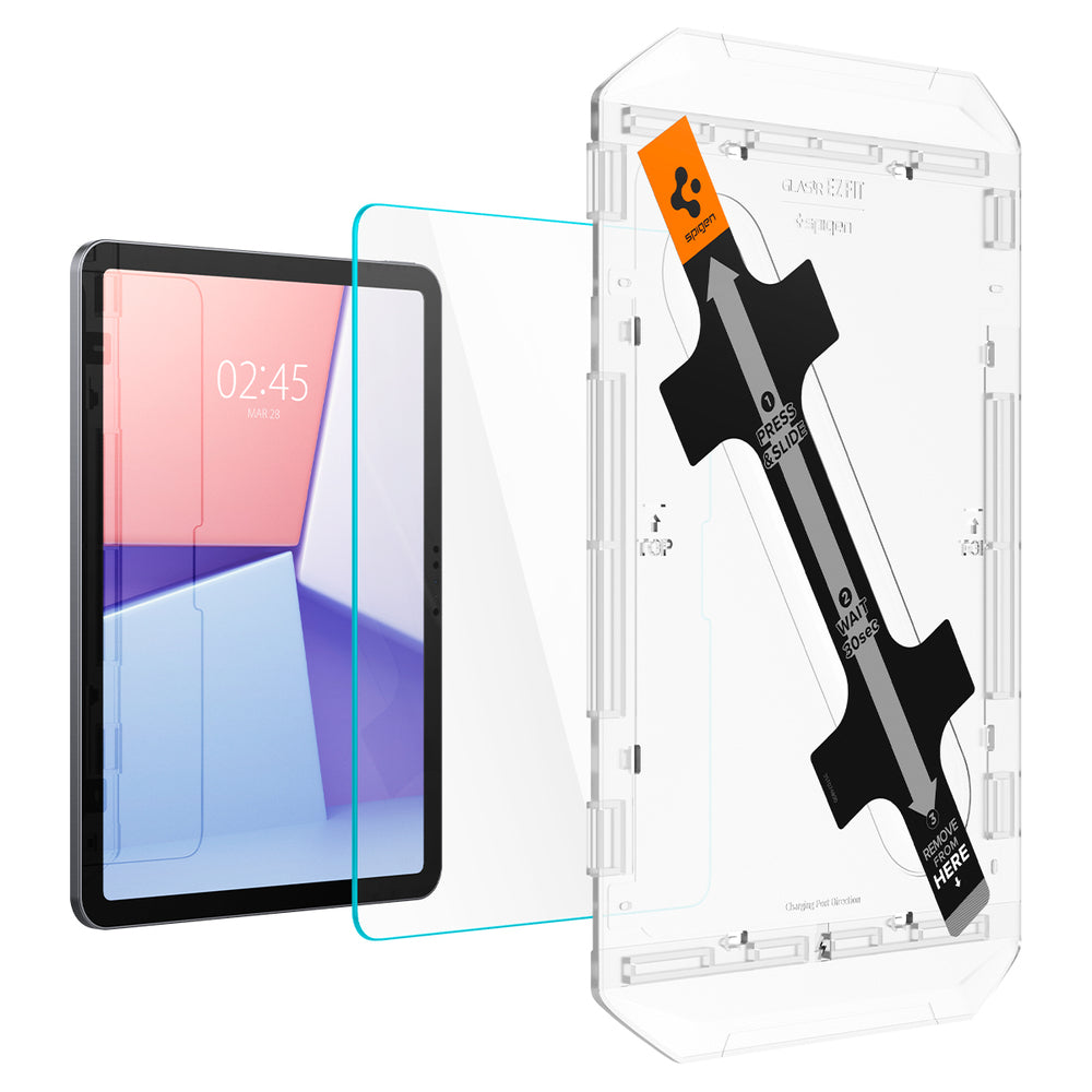 Spigen Apple iPad Air 11 M4/M3/M2 (2026/2025/2024) EZ Fit GLAS.tR Slim 1PC Glass Screen Protector (Clear)