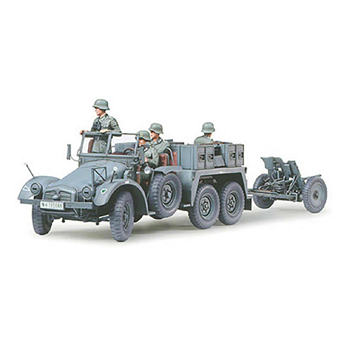 Tamiya 1/35 Krupp Protze 1Ton (6x4) Kfz.69 Towing Truck with 3.7cm Pak