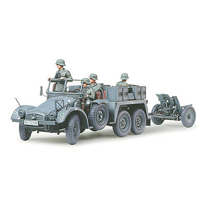 Tamiya 1/35 Krupp Protze 1Ton (6x4) Kfz.69 Towing Truck with 3.7cm Pak