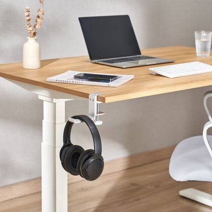 Desky Foldable Headphone Hook - Silver