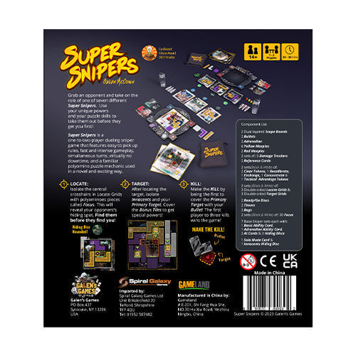 Galen's Games Super Snipers