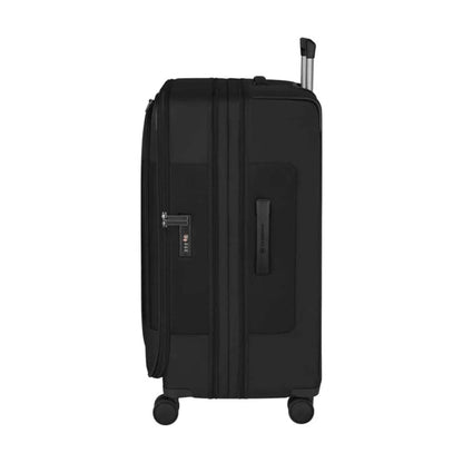 Victorinox 7.0 Werks Traveller Expandable Softside Suitcase Luggage L Black Large