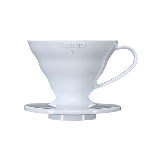 Hario V60 Plastic Dripper - 1 Cup / White
