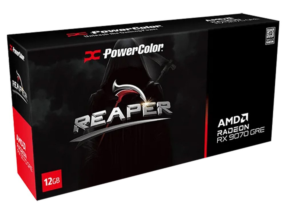 PowerColor Reaper Radeon RX 9070 GRE 12GB GDDR6 Triple Fan Graphics Card