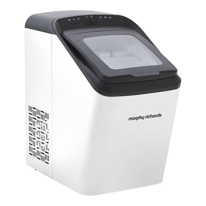 Morphy Richards Compact 15kg Matte Ice Maker Ice Cube Machine White