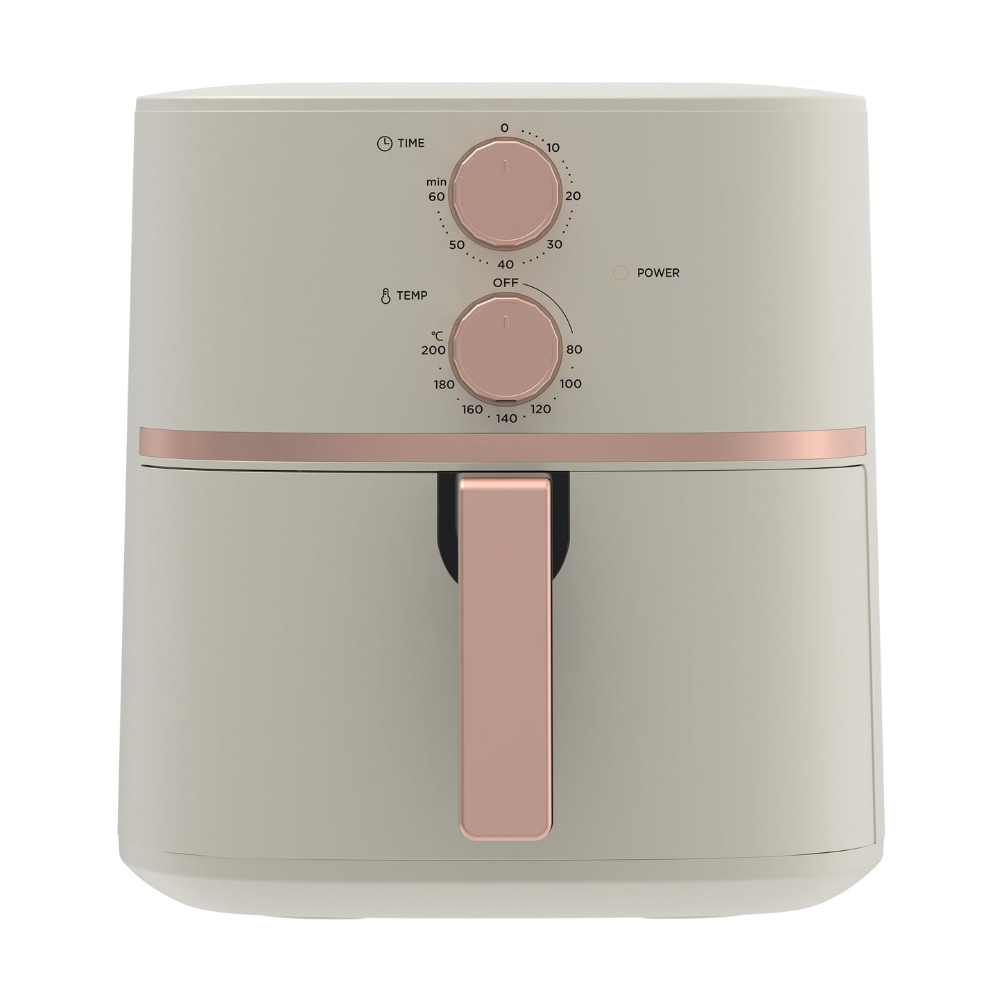 AUSPURE Air Fryer 4.5L, Easy Knob Control with Cookbook