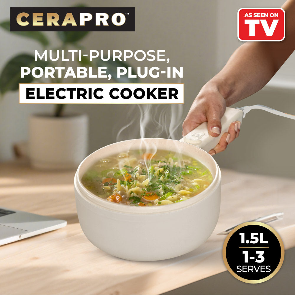 CeraPro Multi-Purpose Electric Cooker and Hot Pot 1.5L