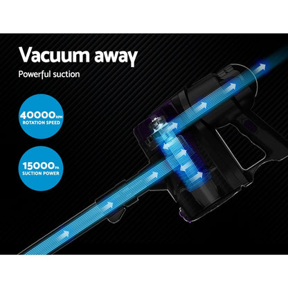 Devanti Stick Vacuum Cleaner Handheld Corded 450W (Purple)