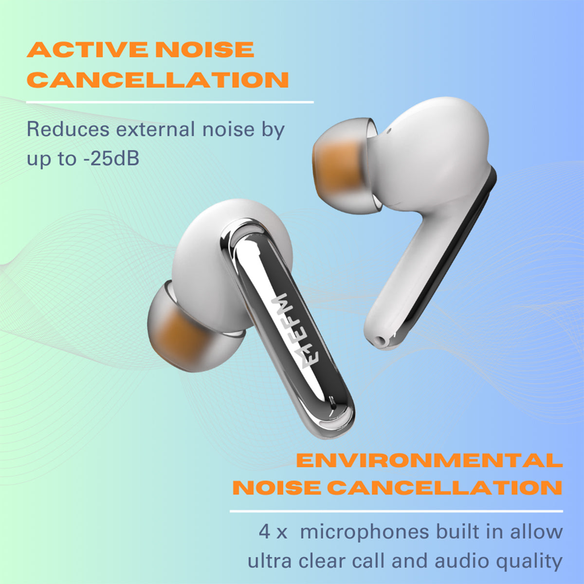 EFM New Orleans TWS Earbuds (White)