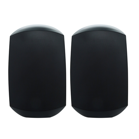 Weconic Waterproof Outdoor Wall Mount Speakers (Black)