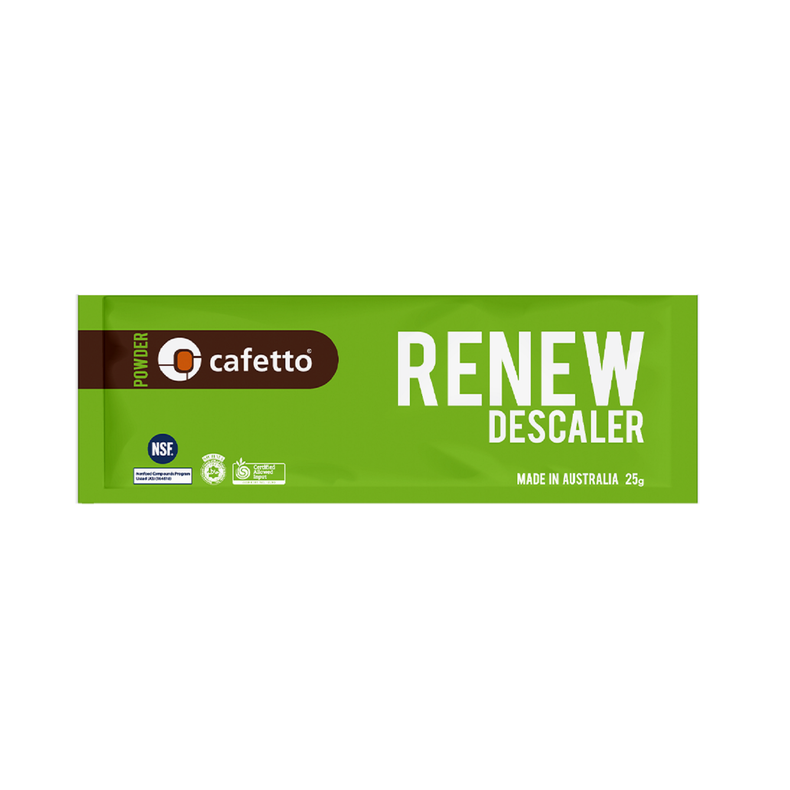 Cafetto Renew Espresso Machine Powder Descaler - 6 Sachet