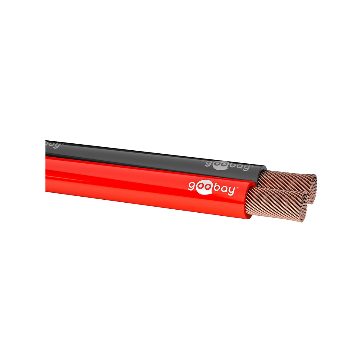 Goobay Speaker Cable 2x0.75mm² 100M - Red/Black