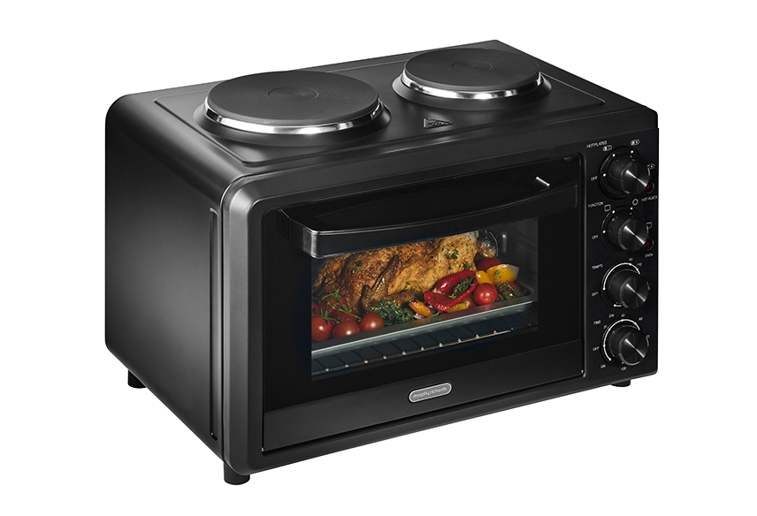 Morphy Richards 32L Benchtop Convection Oven w/ Hot Plates (MRBO32BLK2)