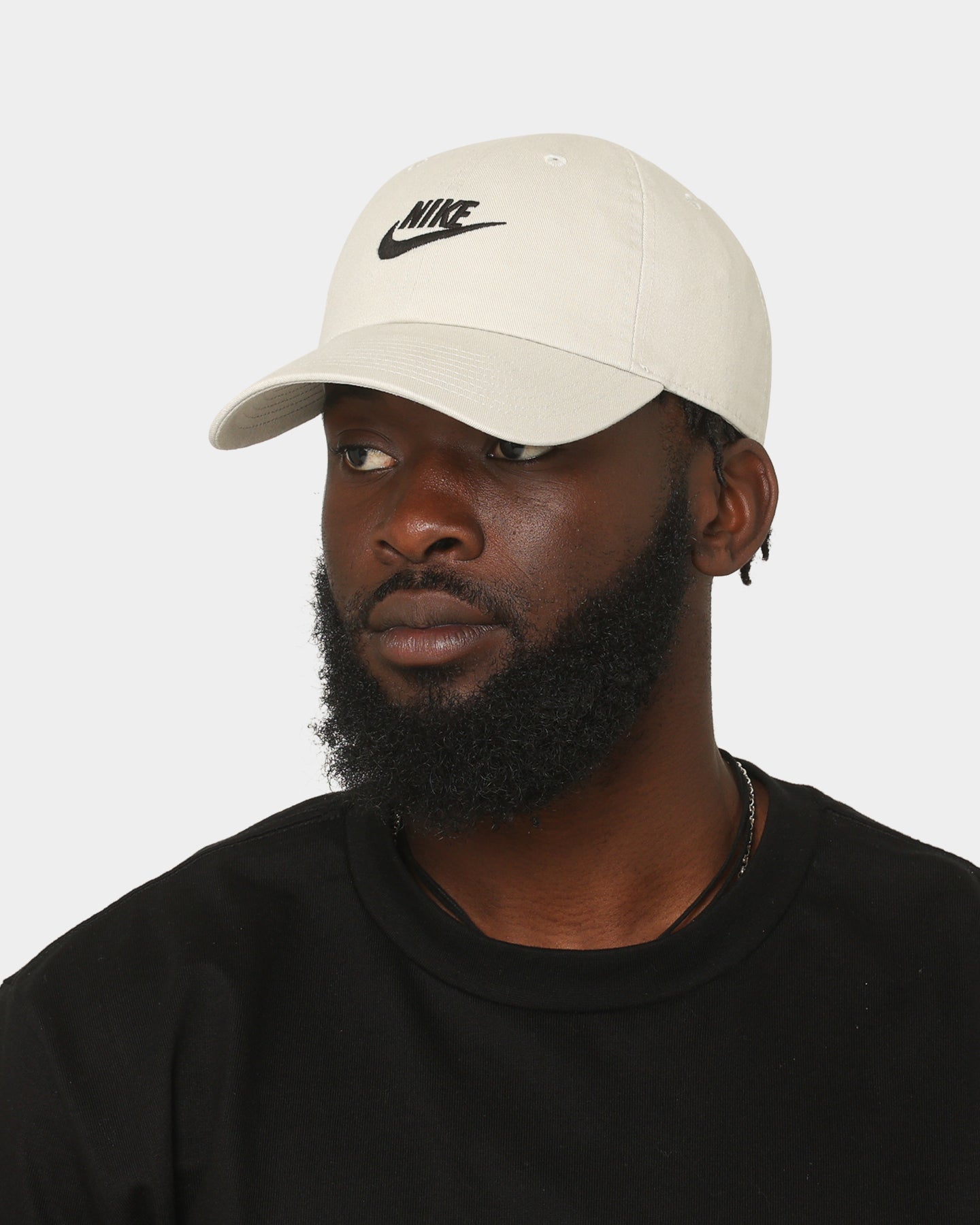 Nike Sportswear Heritage86 Futura Washed Strapback Light Bone/White