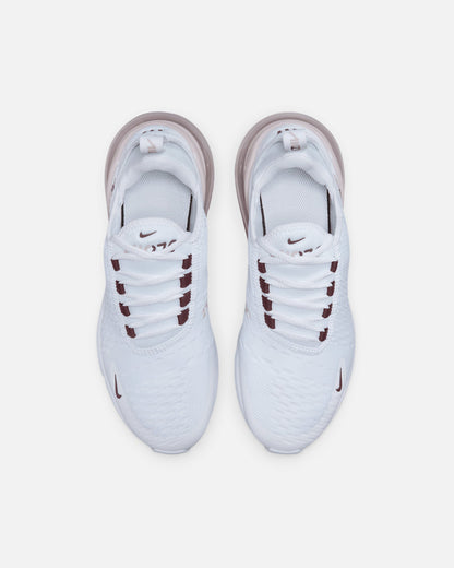 Nike Kids' Air Max 270 (GS) Summit White/Burgundy