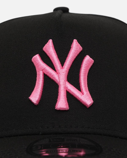 New Era New York Yankees 'Black Pink' 9FORTY A-Frame Snapback Black/Pink