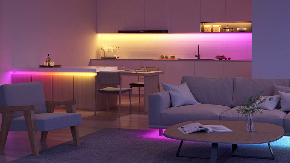 Laser Smart LED Strip Light with Wi-Fi - 3 Metres