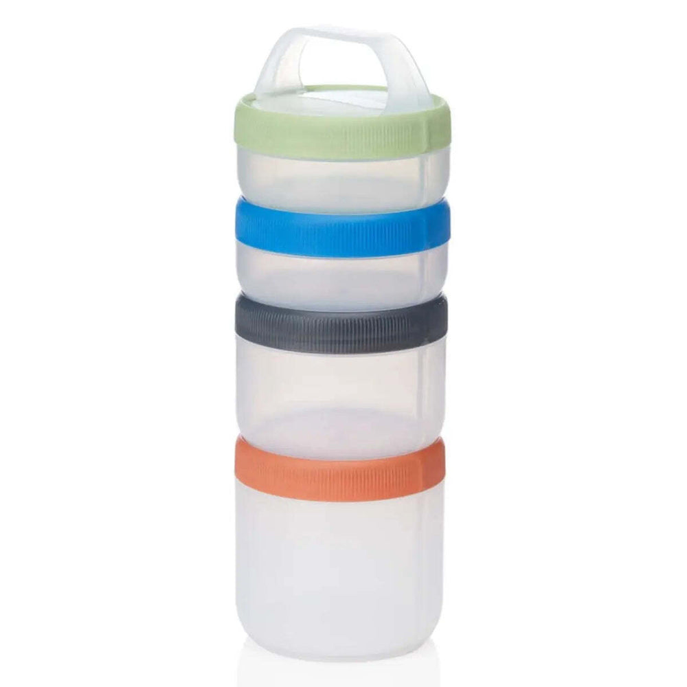 Humangear Stax Travel Containers (Large Size) - Clear / Spectrum