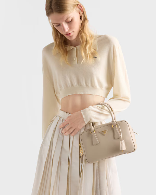 Prada Small Saffiano leather top-handle bag