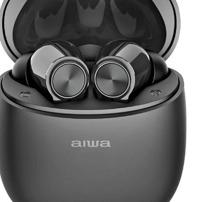 AIWA In-Ear Gelstem Bluetooth Earbuds (Black)