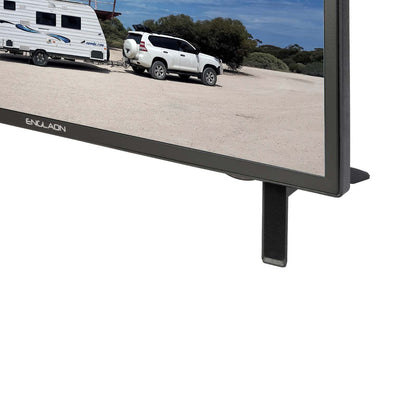 ENGLAON 27'' Full HD Android 11 Smart 12V TV with DVD Combo & Bluetooth & Chromecast