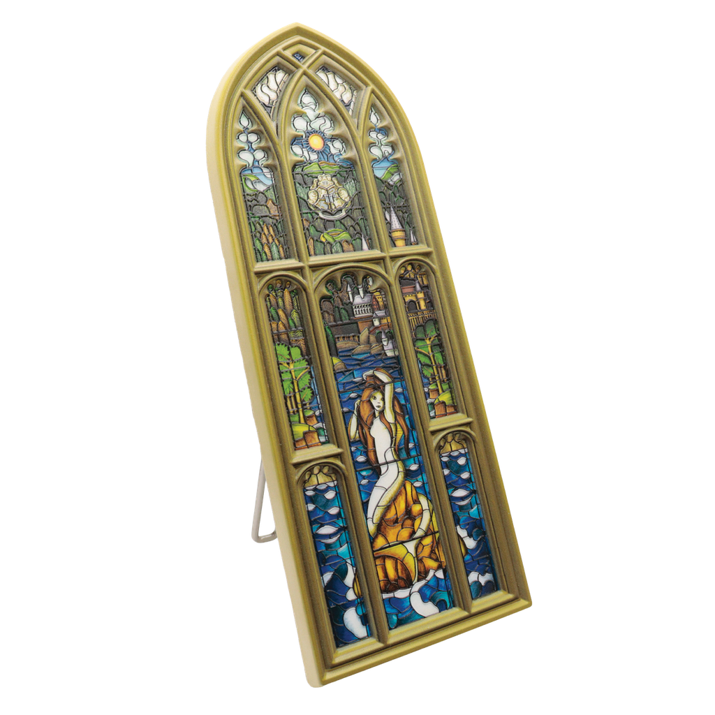 Fanattik Harry Potter Mermaid Stained Glass Window Resin Plaque