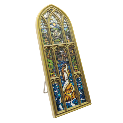Fanattik Harry Potter Mermaid Stained Glass Window Resin Plaque