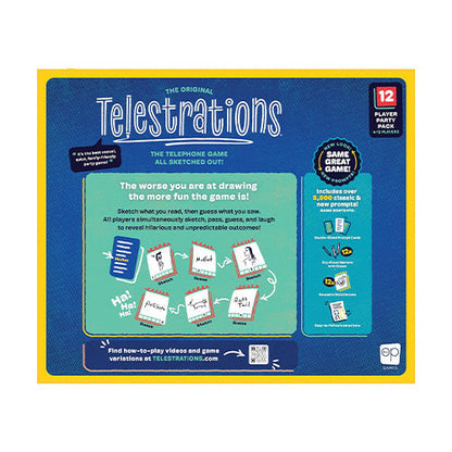 The Op Telestrations 12 Player Party Pack (Refresh) Board Game