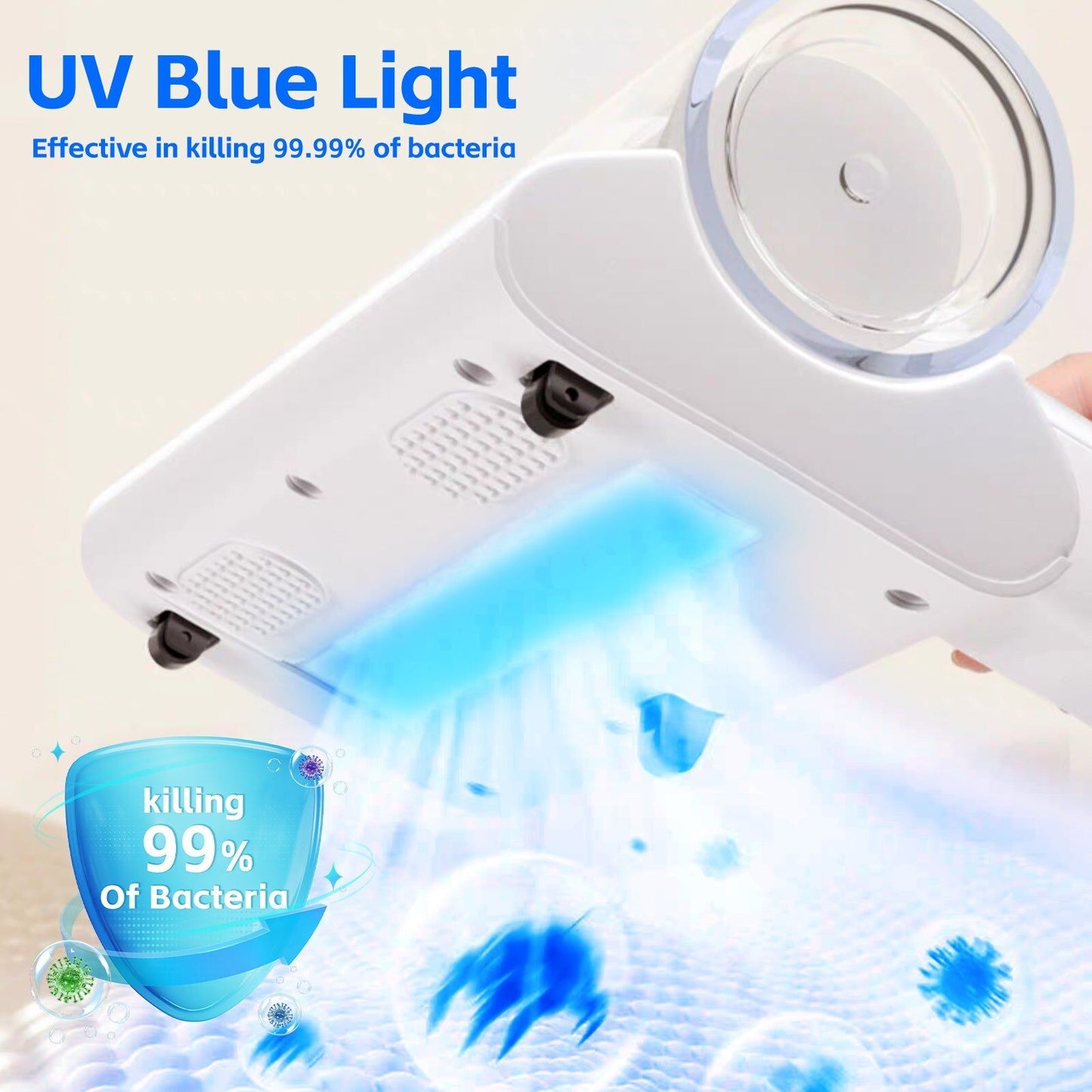 Remology Portable Cordless Handheld Vacuum Cleaner UV Light Rechargeable Duster